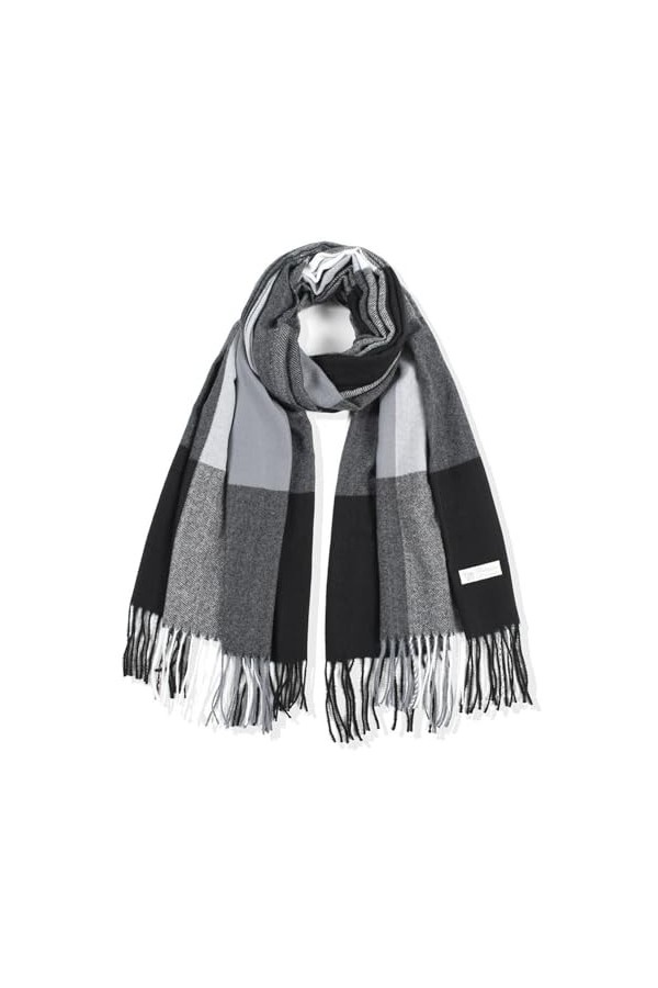 Cheng Moily 1pcs / hiver longue chaleur Cachemire Plaid écharpe Casual PASHMINA couverture douce châle franges 1pcs 1 ,210x7