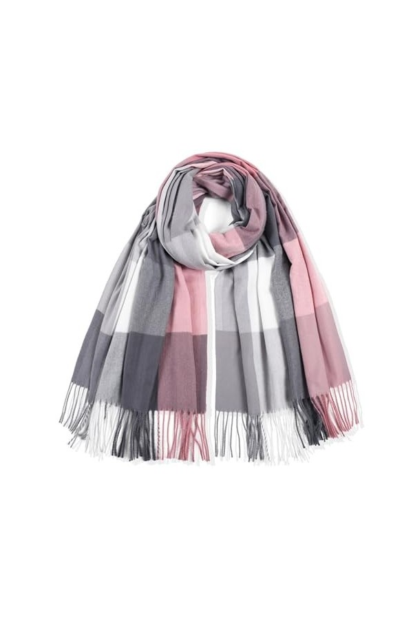 Cheng Moily 1pcs / hiver longue chaleur Cachemire Plaid écharpe Casual PASHMINA couverture douce châle franges 1pcs 1 ,210x7