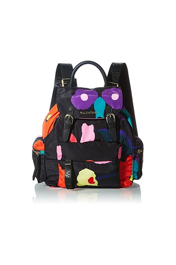 Valentino REGISTAN, Sac à Dos. Femme, Nero/Multicolore, Taille Unique