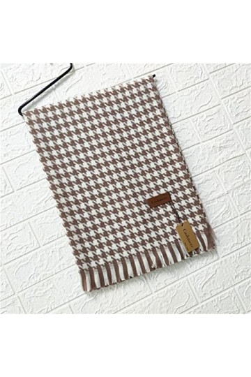 XKUN Écharpe Écharpe À Carreaux Cachemme Femmes Hiver Bandana Chauds Pashmina Châles Et Wraps Bufanda Épaisses Chant De Couve