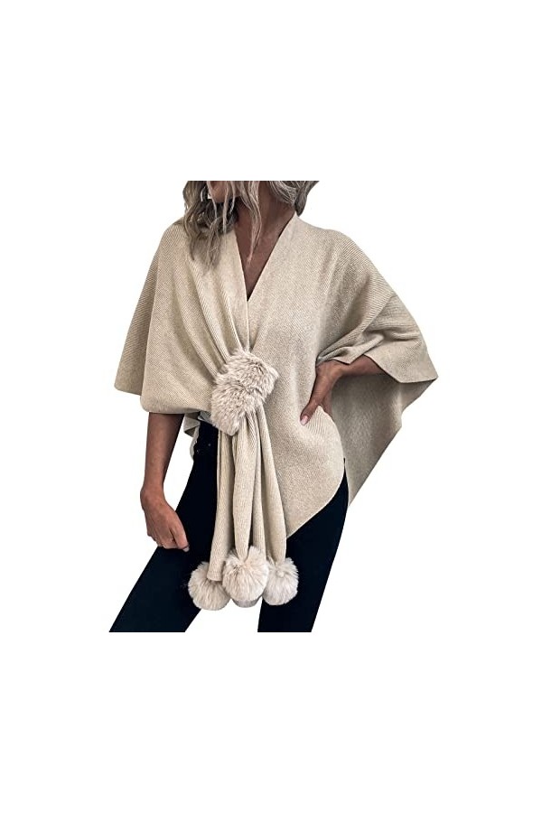 Générique Foulard Femme Echarpe Poncho Chale Wrap Automne Hiver Etoles Écharpe Triangle Jolis Cadeaux