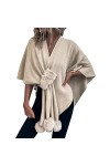 Générique Foulard Femme Echarpe Poncho Chale Wrap Automne Hiver Etoles Écharpe Triangle Jolis Cadeaux