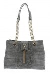 Valentino by Mario Audrey, Sacs portés épaule femme, Gris Grigio , 9.5x23x30 cm B x H T 