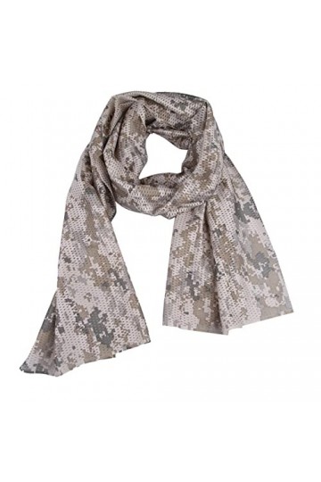 Foulard Femme Cheveux Echarpe Soie Écharpe en Maille Écharpe Écharpe Respirante Desertdigital