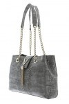 Valentino by Mario Audrey, Sacs portés épaule femme, Gris Grigio , 9.5x23x30 cm B x H T 