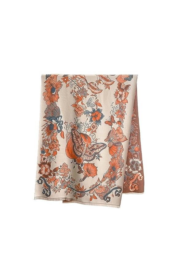 ZONTO Châle Écarpe Épaisse Couverture Hivernale Écharpe Chaude À Plaid Cachemire Foulère De Châle De Châle Féminine Pour Femm