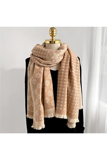 Foulard Echarpe Scarf Scarves Femmes Écharpe Chaud Dot Imprimer Châle De Luxe Floral Couverture Souple Wraps Couverture Nouve