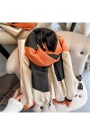 Écharpes Tassels Pashmina Chaud Hiver Foulard Femmes Equipes Châles Chantiers Empreintes Mode Couverture Design Foulard for f