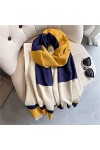 Écharpes Tassels Pashmina Chaud Hiver Foulard Femmes Equipes Châles Chantiers Empreintes Mode Couverture Design Foulard for f