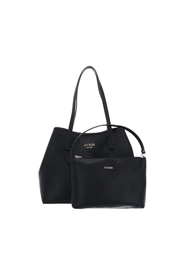 Guess Vikky 4G-Logo, Tote Bag Womens, Black