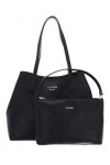 Guess Vikky 4G-Logo, Tote Bag Womens, Black