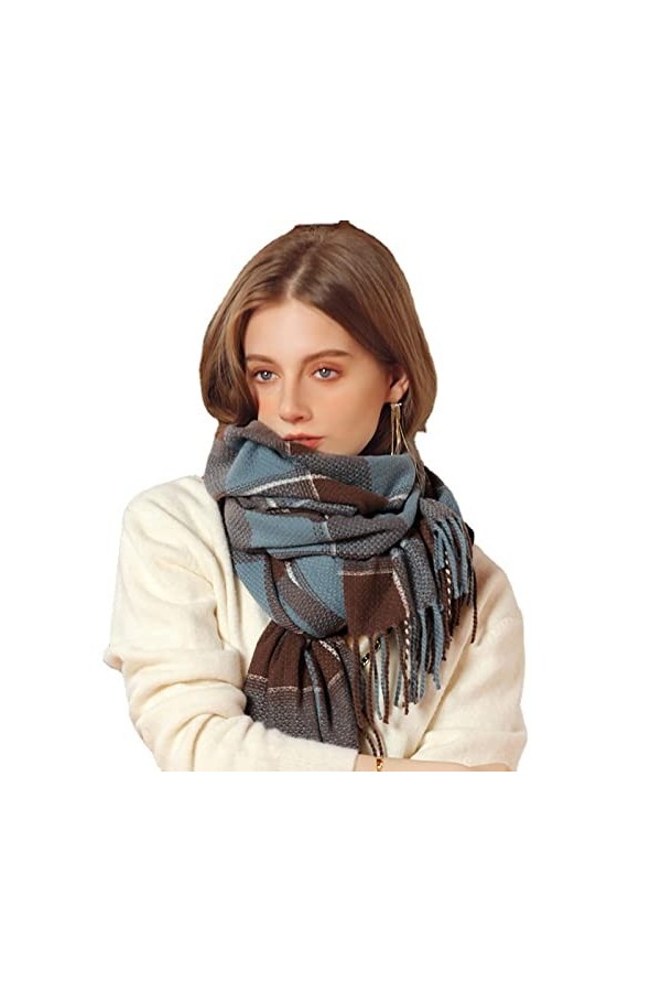 Bysonglezai Foulard Femme Echarpe Écharpe Châle Homme Foulards Écharpe Hiver Femmes Élégant Écharpe Femmes Mode Chaud Cou Uni