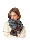 Bysonglezai Foulard Femme Echarpe Écharpe Châle Homme Foulards Écharpe Hiver Femmes Élégant Écharpe Femmes Mode Chaud Cou Uni