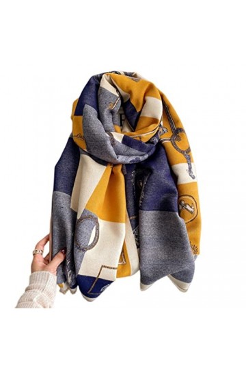 URYYRIT Foulard Écharpe Cachemire Chaude Dames Imprimer Un Châle De Couverture Hivernale Épaisse Et Envelopper Pashmina 180 *