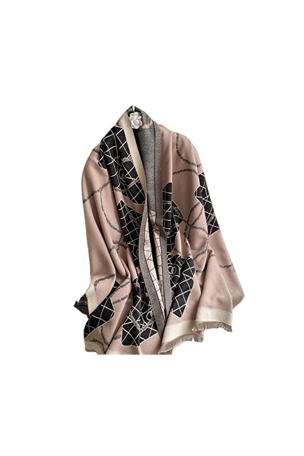 URYYRIT Foulard Écharpe Cachemire Chaude Dames Imprimer Un Châle De Couverture Hivernale Épaisse Et Envelopper Pashmina 180 *