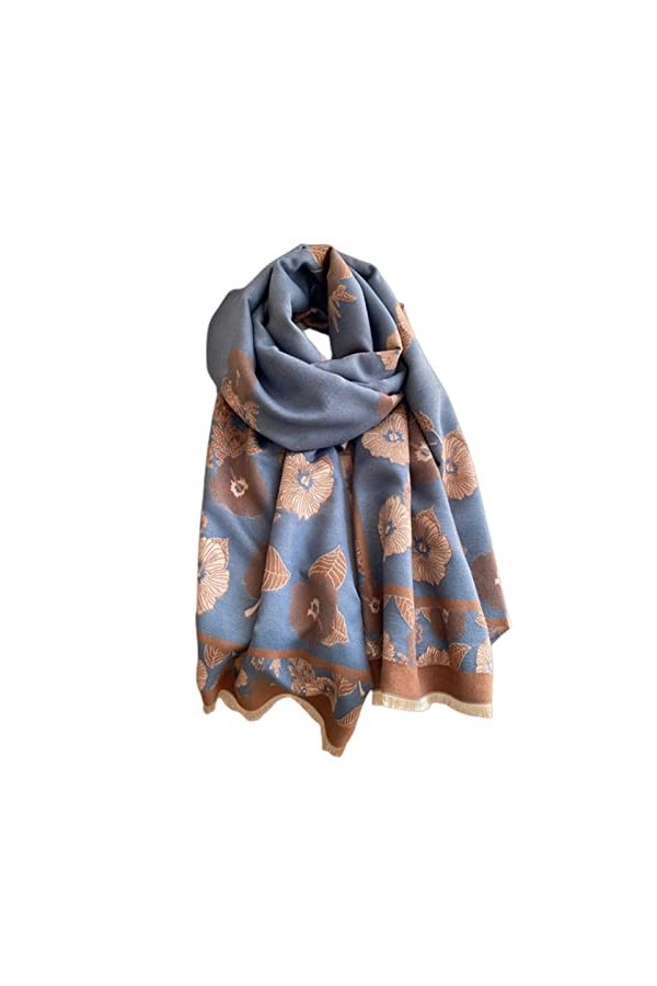 URYYRIT Foulard Écharpe Cachemire Chaude Dames Imprimer Un Châle De Couverture Hivernale Épaisse Et Envelopper Pashmina 180 *