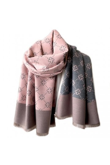 Brillabenny Écharpe Étole Cape Noir à Pois Blanc Femme Châle Pardessus Poncho Veste 185 cm x 70 cm