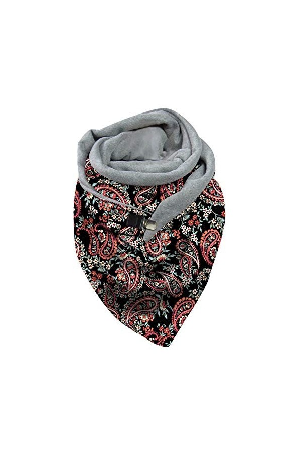 SATUSA Écharpe dhiver femme laine cachemire élégant léger Pashmina signé étole écharpe grand grand Foulard doux châle triang