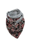 SATUSA Écharpe dhiver femme laine cachemire élégant léger Pashmina signé étole écharpe grand grand Foulard doux châle triang