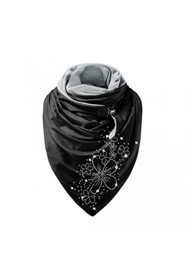 SATUSA Châle dhiver femme laine légère signé doux chaud écharpe triangulaire grand Foulard élégant cachemire Pashmina grande