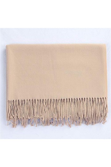 GCC Foulard Chaud Pure Color pour Femme,Unisex Hiver Écharpe Pashmina Châle Écharpe de Couleur Unie Super Douce pour Femmes H