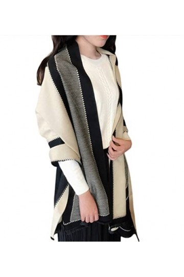 Bysonglezai Foulard Femme Echarpe Écharpe Châle Homme Foulards Élégant Rétro Écharpe Châle Femmes Automne Hiver Épais Chaud S