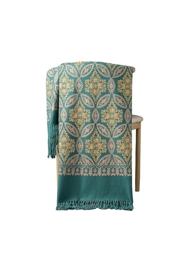 ZONTO Châle Écharpe Broderie DHiver Pour Femmes Entièrement Par Match À Longue Section Imitation Épaisse Cachemire Châle DH