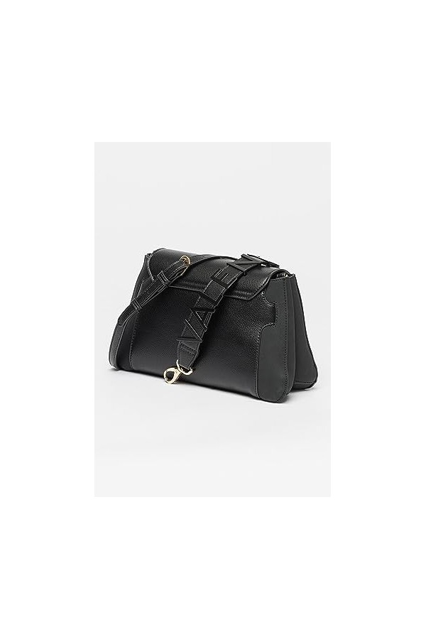 Valentino Femme Innsbruck Ré Sac à Rabat, Noir, Taille Unique