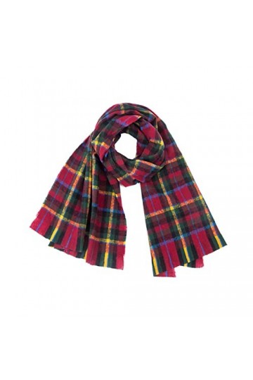 Foulard Femme Soie Cheveux pour De Hiver en Echarpe Écharpe Style Écharpe Femme Châles Taille Unique Rouge