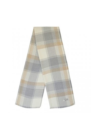 Jack Wills Écharpe tissée à carreaux pour femme, Camel Check, taille unique