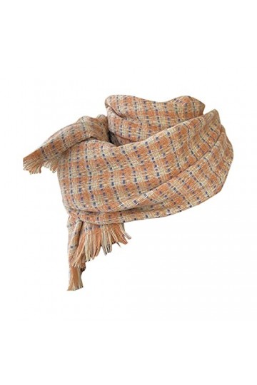 Châle dhiver en cachemire pour femme, élégant et léger, Pashmina, grande écharpe à carreaux, grand châle en laine, étole cha