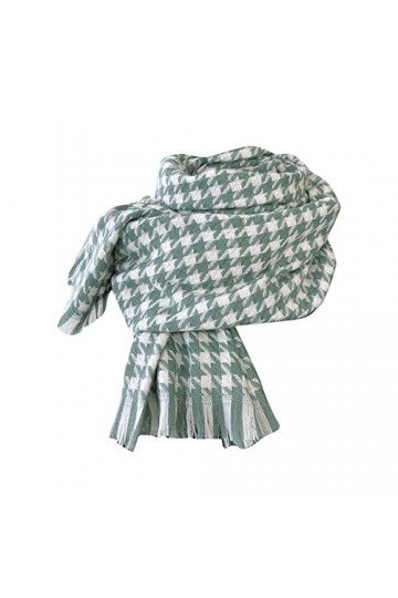 SATUSA Écharpe dhiver en cachemire léger pour femme, écharpe élégante en laine douce, Pashmina signée, grande étole, châle c