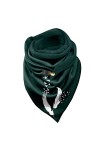 Châle dhiver doux pour femme - Grande écharpe en laine - Grande étole légère Pashmina - Foulard triangulaire élégant en cach