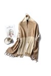 DMXYZZM Écharpe Casual Cachemire Écharpe Femmes Hiver Cou Chaud Foulards Épais Châles Wraps pour Dame Solide Palide Pashmina 