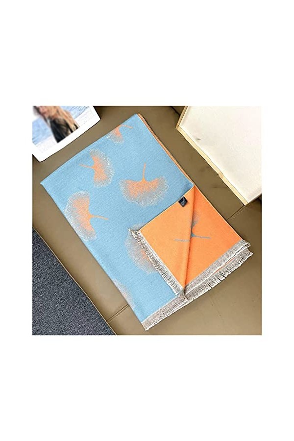 QTBH Foulard Écharpe Cashmere Femmes Pashmina Châles Chaude Couverture Chaude enveloppe Feunes Foulards Ponchos Winter Lady C