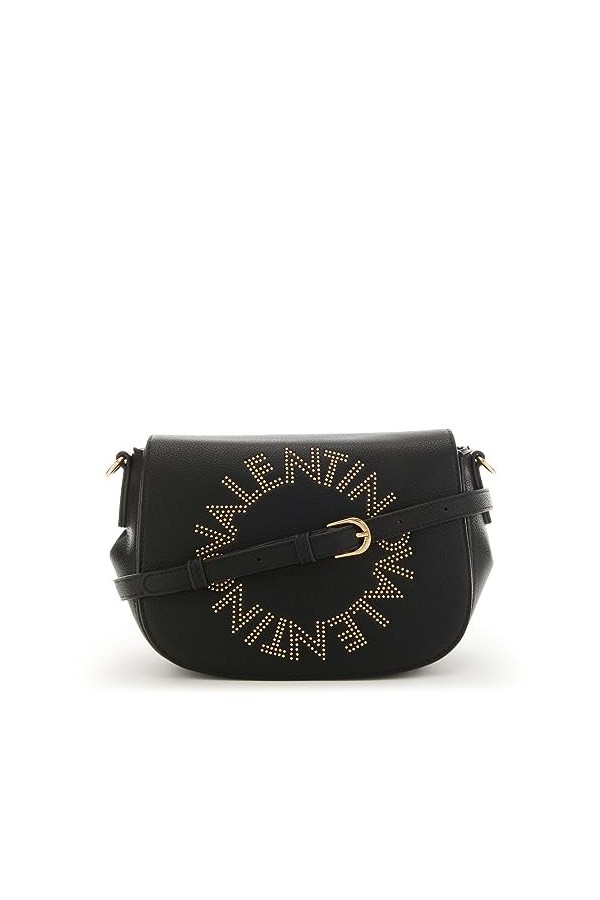 Valentino Pie Re Flap Bag Nero