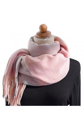 Écharpe en cachemire pour femmes signée légère douce châle élégant étole chaude grande écharpe à carreaux laine hiver Pashmin