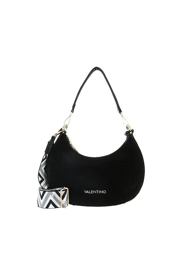 Valentino Femme Cacao Sac à bandoulière, Noir, Taille Unique