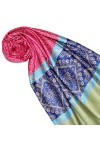 Lorenzo 93332 Cana Pashmina Foulard jacquard tissé Motif cachemire 70 x 180 cm