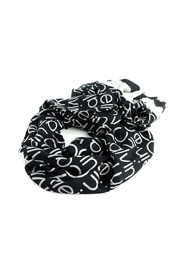 Calvin Klein Geo Logo Scarf CK Black