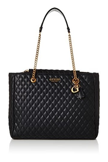 Guess Cabas damassé double compartiment jeans - Femme