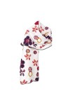 CIKRILAN Womens Floral Print Winter Pashmina Shawl Scarf Lady Fashion Elegant Soft Wraps White