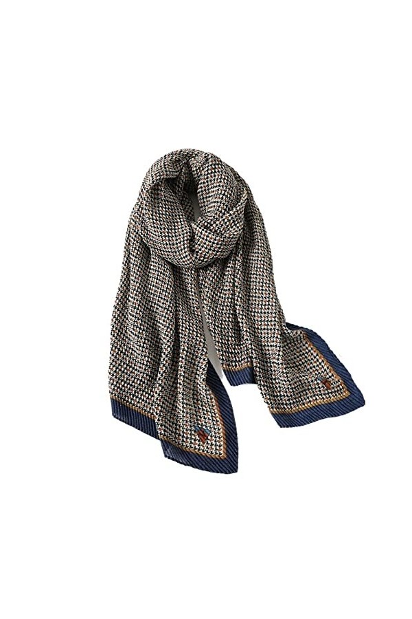 RILOOP Écharpe Châle Hiver Femmes Écharpe Coton Chaud Châle Wrap Imprimer Pashmina Étoles Hijab Doux Foulards Foulards Wraps