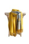 UKKO Foulard Écharpe en Cachemire Winter Winter Femmes Pashmina Châles Chaud Couverture Chaude Enveloppes Foulard Foulard Épa