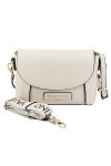 Valentino Icy Re Pattina Flap Bag Beige