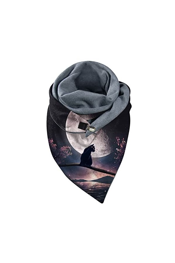 Châle pour femme hiver chaud élégant doux triangulaire châle designer laine foulard cachemire écharpe grand pashmina léger ét