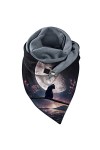 Châle pour femme hiver chaud élégant doux triangulaire châle designer laine foulard cachemire écharpe grand pashmina léger ét