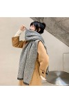 Bysonglezai Foulard Femme Echarpe Homme Châle Mode Imitation Cachemire Femmes Plaid Écharpe Hiver Haute Qualité Wrap Épais Ch