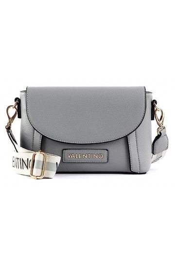 VALENTINO ICY Re Pattina Flap Bag Grigio
