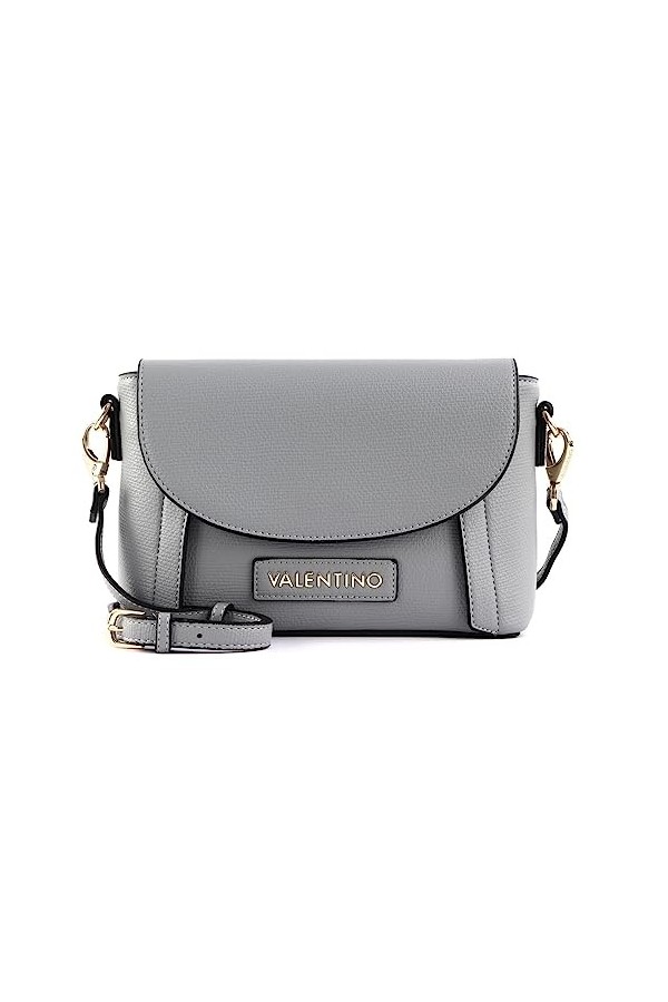 VALENTINO ICY Re Pattina Flap Bag Grigio